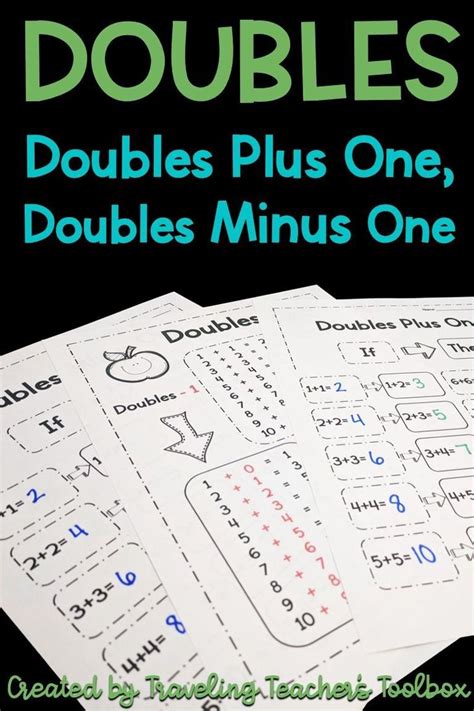 Doubles Plus Or Minus One Facts   Addition Near Doubles Strategy Valentineu0027s Day Math Fact - Doubles Plus Or Minus One Facts