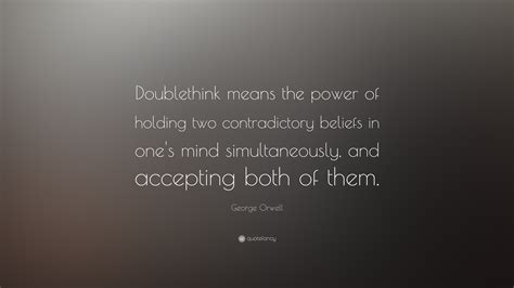 Doublethink Quotes