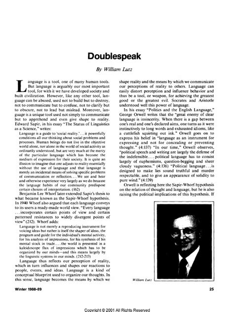 Read Doubts About Doublespeak 