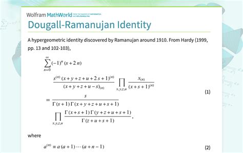 dougall ramanujan biography