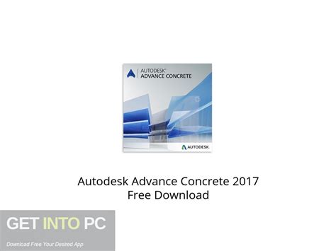 down load Autodesk Advance Concrete for frees