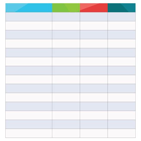 Download A Free Blank Spreadsheet Template 5 Styles Printable Columns And Rows - Printable Columns And Rows
