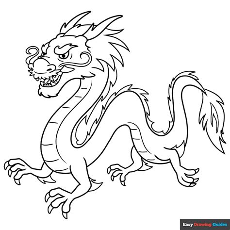 Download Chinese Dragon Coloring For Free Designlooter 2020 Chinese Dragon Colouring Pages - Chinese Dragon Colouring Pages
