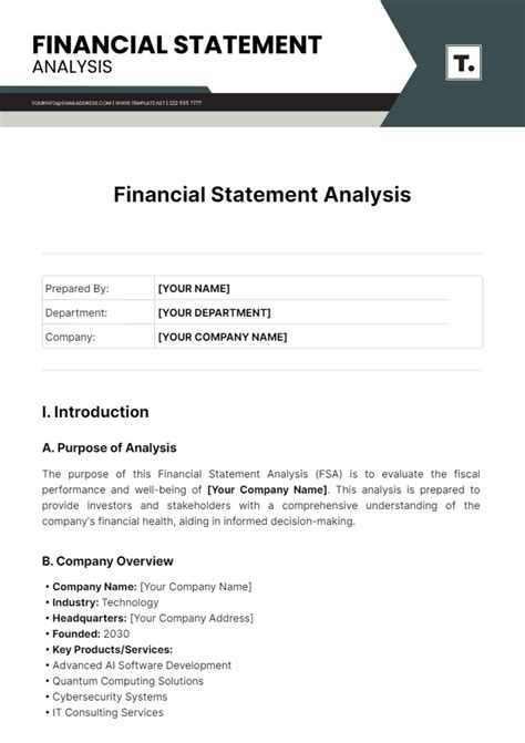 Download Financial Statement Analysis Using