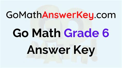 Download Go Math Answer Key For Grades K Go Math Answer Sheet - Go Math Answer Sheet