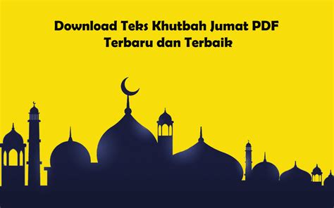 download khutbah jumat terbaik pdf
