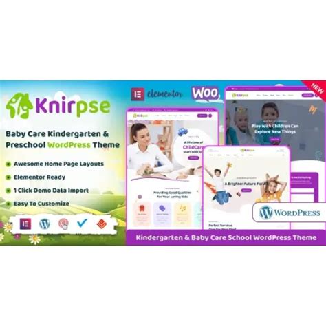 Download Knirpse Kindergarten Amp Baby Care Wordpress Kindergarten Baby - Kindergarten Baby