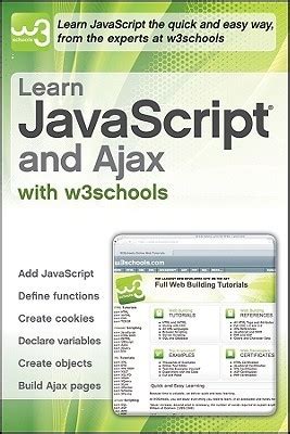 download learn javascript and ajax with w3schools paperback
