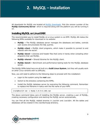 Download Mysql Tutorial Pdf Version