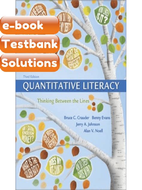 Download Quantitative Literacy Thinking Between The Lines Pdf