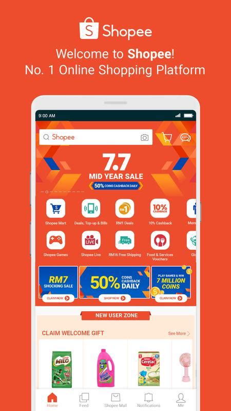 Download Shopee Latest 2 85 31 Android Apk Download Shopee - Download Shopee