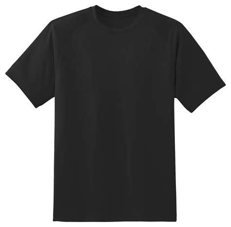 Download Template Kaos Polos  Black T Shirt Template Png - Download Template Kaos Polos