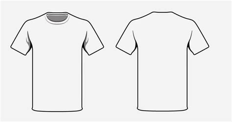 Download Template Kaos Polos  Design T Shirt Template Photoshop - Download Template Kaos Polos