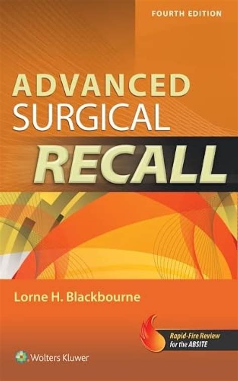 Read Download Advanced Surgical Recall 4E Recall Series Pdf 