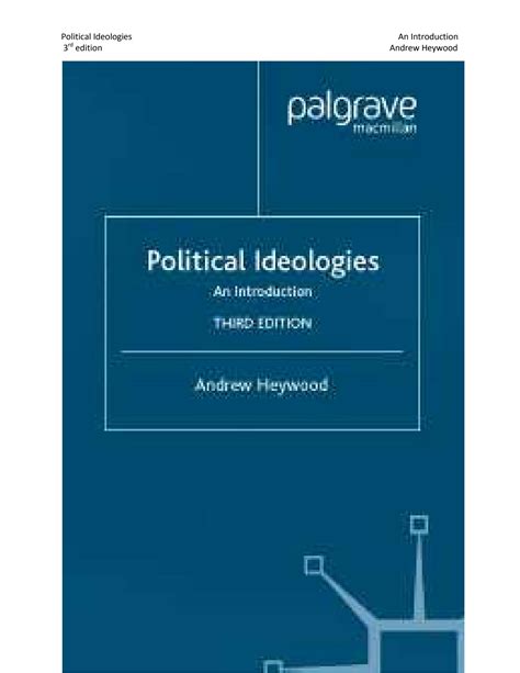 Read Online Download Andrew Heywood Politics 3Rd Edition Pdf 