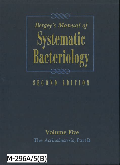 Download Download Bergeys Manual Of Systematic Bacteriology Volume 5 Pdf 