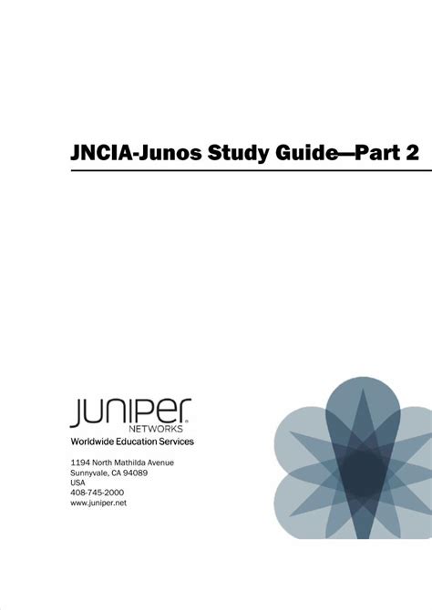 Read Download Jncia Study Guide 