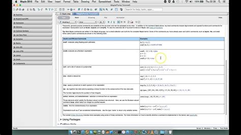 Read Online Download Maple Tutorial User Guide 