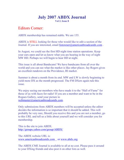 Read Online Download May 2006 Abdx Cme Journal 