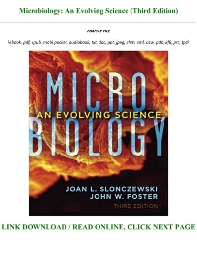 Read Download Microbiology An Evolving Science Third Edition Pdf 