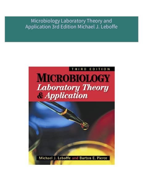 Read Online Download Microbiology Laboratory Theory And Application Third Edition Pdf 