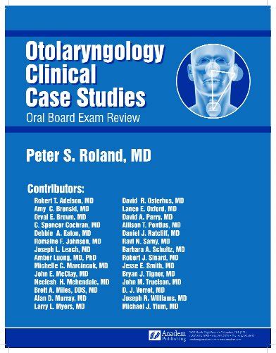 Read Online Download Otolaryngology Clinical Case Studies Oral Exam Review Pdf 