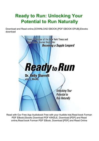 Full Download Download Ready To Run Pdf Unlocking Your Potential To Run Naturally 