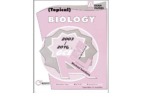 Read Online Download Redspot Revision Book A Level Biology 