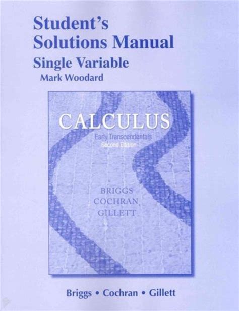 Full Download Download Student Solutions Manual For Single Variable 