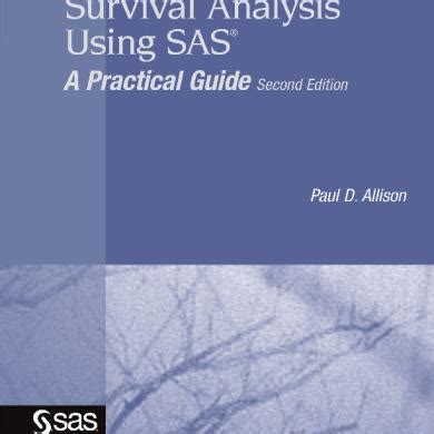 Read Online Download Survival Analysis Using Sas A Practical Guide Second Edition Pdf 