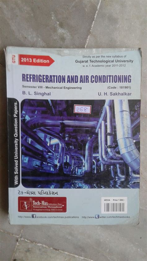 Read Online Download Techmax Of Refrigeration And Air Conditioning 