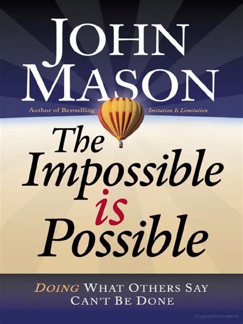 Read Download The Impossible Is Possible By John Manson Pdf 