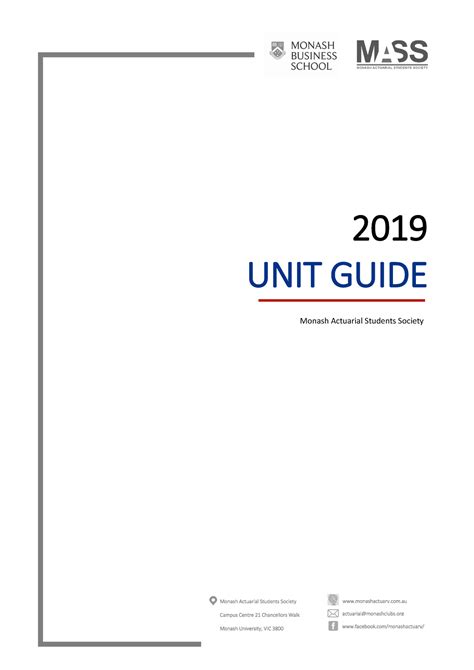 Download Download Unit Guide Monash University 