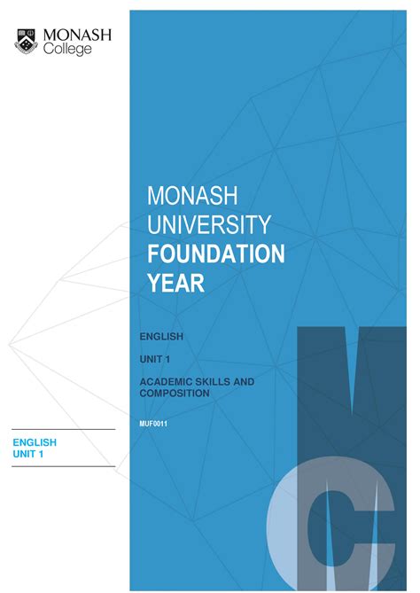 Download Download Unit Guide Monash University 