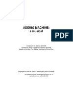 Read Online Downloads The Adding Machine Script 