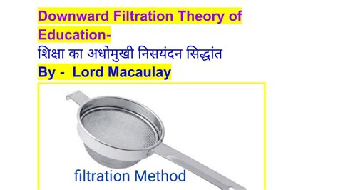 Downward Filtration Theory