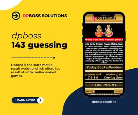 Dpboss Net Guessing