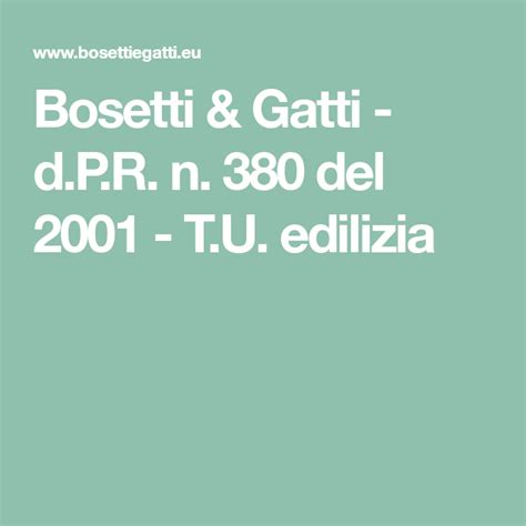 Dpr 380 Bosetti