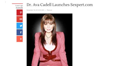 Dr Ava Cadell