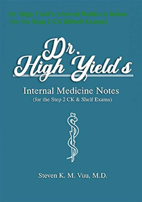 Dr High Yield Notes