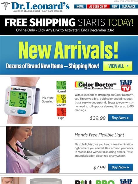 Dr Leonard Online Catalog