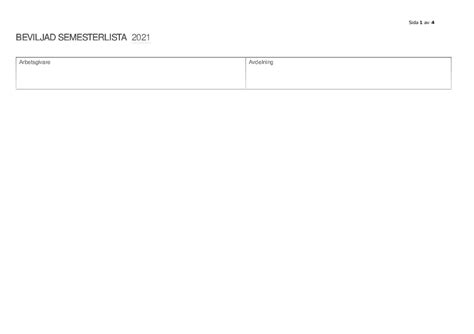 dra in beviljad semester