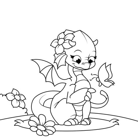  Draco Lizard Coloring Page - Draco Lizard Coloring Page