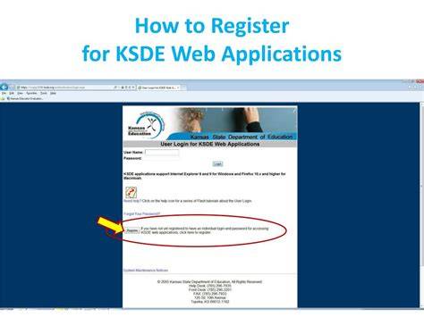 draft version ksde web applications login authenticated