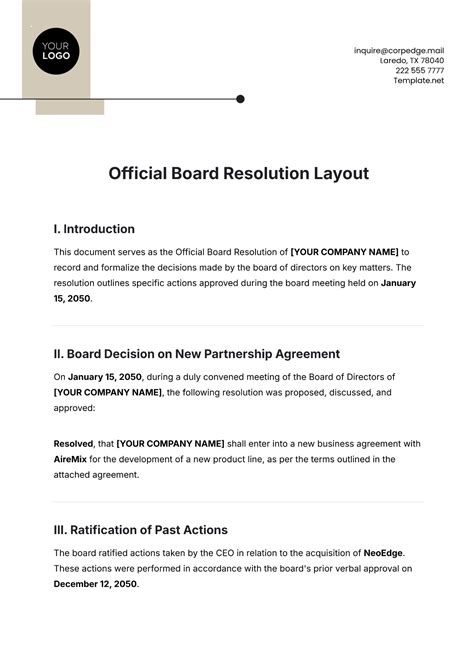 Drafting Board Resolutions