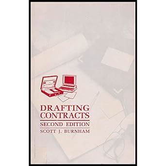drafting contracts a guide to the practical application of the principles of contract law