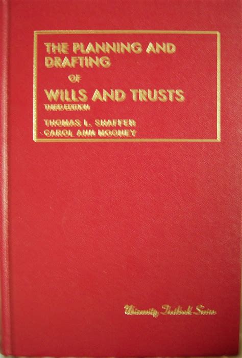 Drafting Wills Trusts