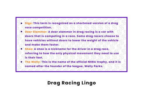 Drag Slang 101: Decoding the Lingo of the Quarter Mile