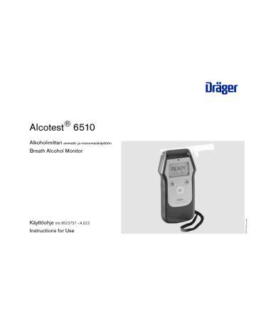drager 6510 user manual