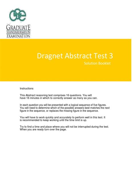 Dragnet Solution Test Sample And Instruction